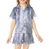 Children's Home Clothes Pajamas Set Short-sleeved Top Shorts Two-piece Set Outer Wear Play Cardigan Clothes