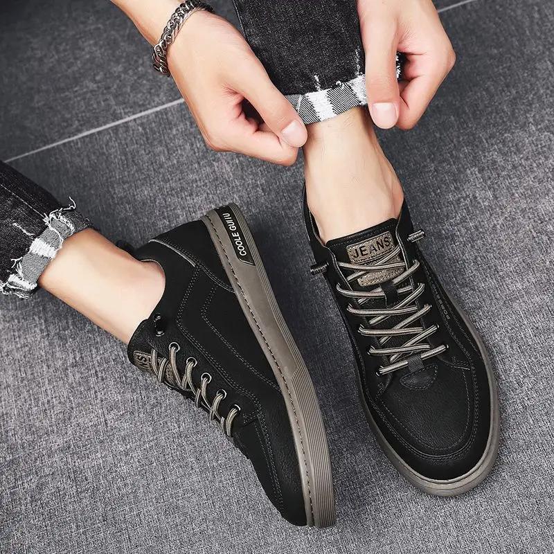 Fashion Sneakers Man Running Slip-ons Walking Sports Casual New Fashion 2024 Classic Original Work High Quality Vulcanize Shoes for Men