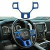 Interior Steering Wheel Trim Cover Accessories For 2011-2018 Dodge Ram 1500 Blue