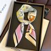 14 momme 100% Natural Twill Silk Scarf for Women Double side Female Foulard Shawl Wrap Square pashimina Hijab Bandana Scarves