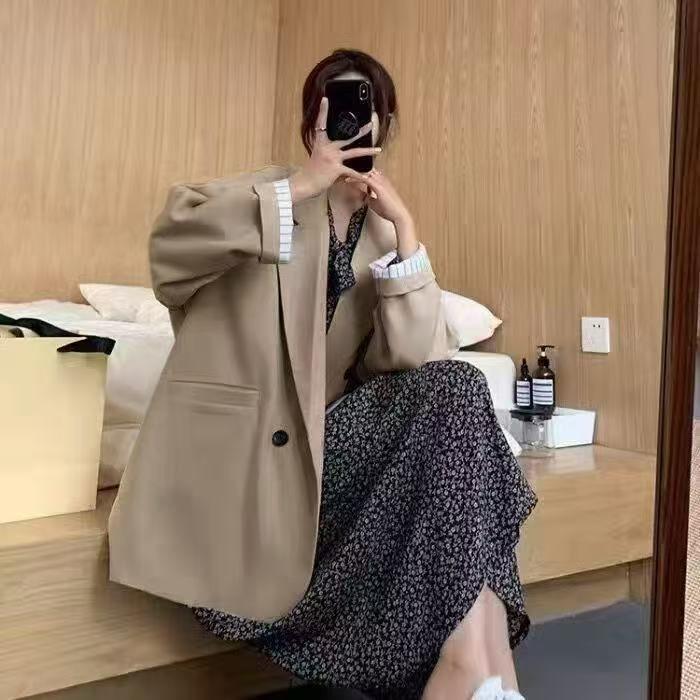 2024 Spring/Autumn Women's Long-Sleeve Korean Slimming Fashion Blazer