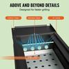 1PC, portable barbecue grill, folding barbecue grill, outdoor camping, hiking, picnic trip