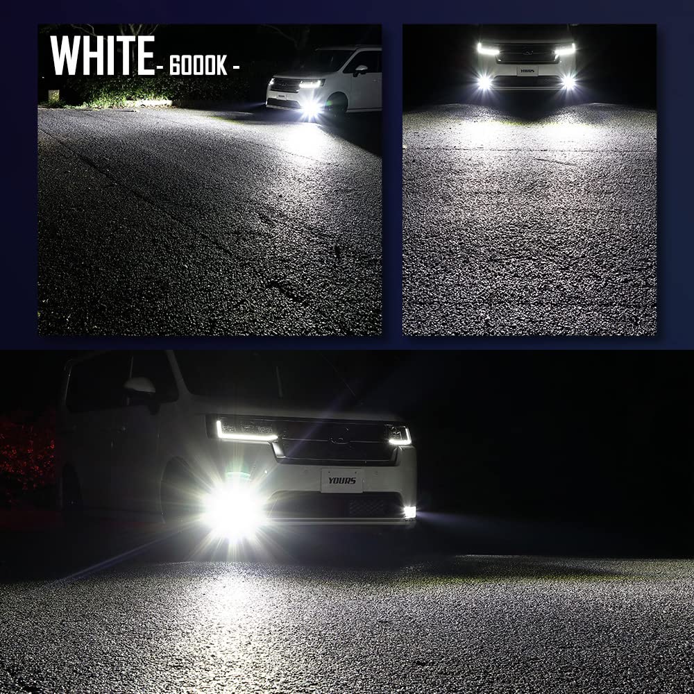YOURS Step Wagon Car Exclusive Genuine Fog Light Replacement 2 Color Changing LED Bulb