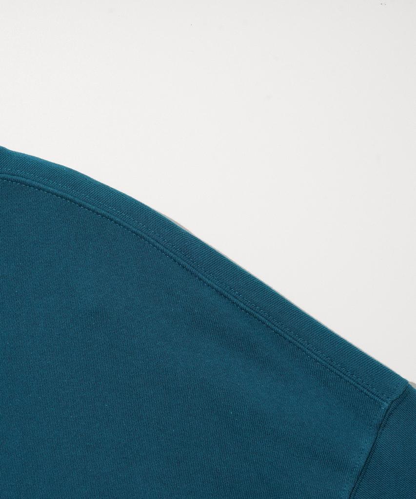 JEMUT Hayes Oversized Sweatshirt Teal Blue Kjmt2369