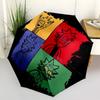 Rick and Morty "Dimensional Portraits" Automatic Folding Umbrella with Sturdy Iron Frame, Portable Compact Travel Umbrella All-Season Use Parties004
