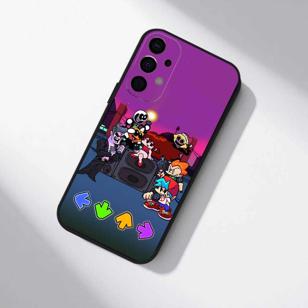 Game F-Friday Night Funkin Phone Case For Samsung S25,S24,S21,S22,S23,S30,Ultra,S20,Plus,Fe,Lite,5G Black Cover