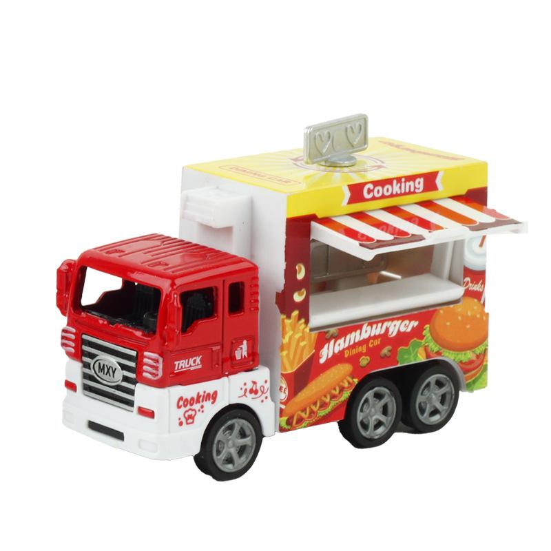 High-Standard-Quality Childrens High-Quality Alloy High-Quality Car Construction Set High-Quality Simulation High-Quality Pull High-Quality Back красный
