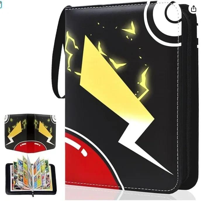 - Anime 400PCS Card Binder Photocard PU Zipper Photo Album Carte Holder Toys Collection Folder Letters Cards Hobby