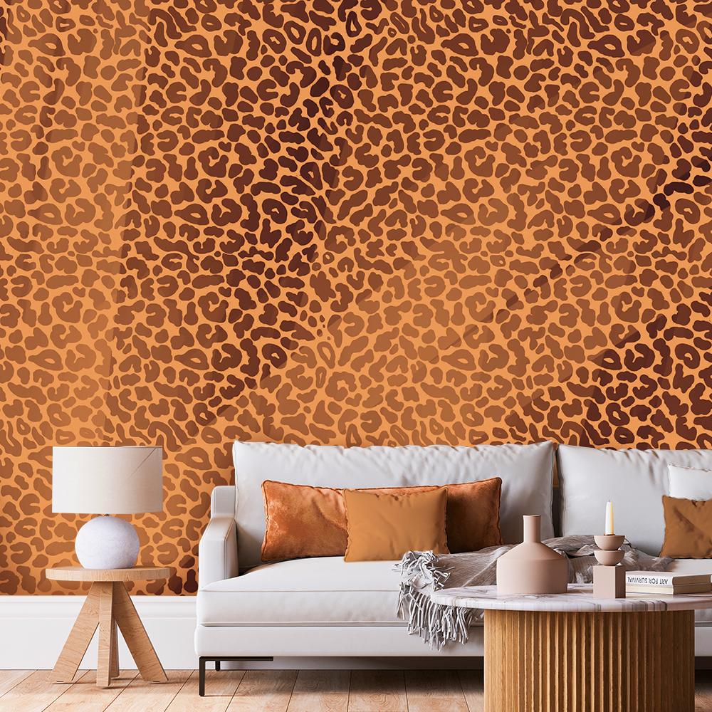 Tapet Panter leopard päls fläckar mönster