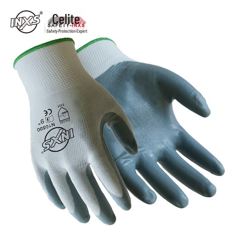 Seller Safety N10500 Nitrile Coated Work Gloves 8