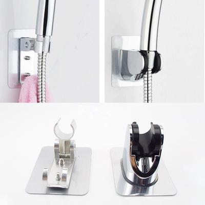 Adjustable Bathroom Shower Head Holder Stand Support Wall Mounted Brackets Drill-Free Showerhead Rack Punch-free