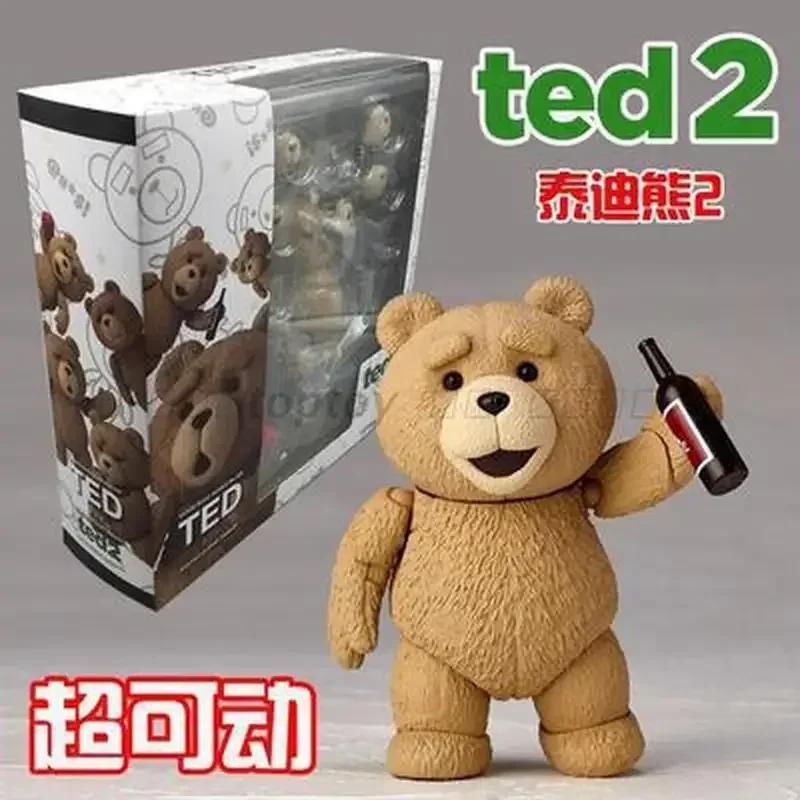 Ted2 Figure Bjd Ted Teddy Bear Action Figure AMAZING YAMAGUCHI Revoltech No.006 Teddy Brick Figure Gk Movie Model Doll Toy Gift