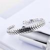 New Snake Grain Creative Braided Bracelets 925 Sterling Silver Jewelry Personality Leaf Exquisite Popular Bangles Sl078