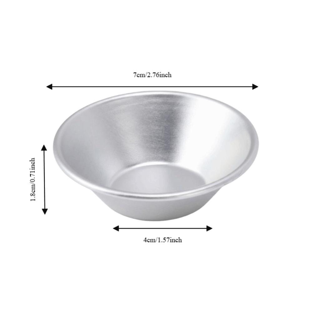 25pcs Aluminum Mini Cupcake Molds Nonstick Muffin Cookie Mold Bakery Pastry Shop Cafe