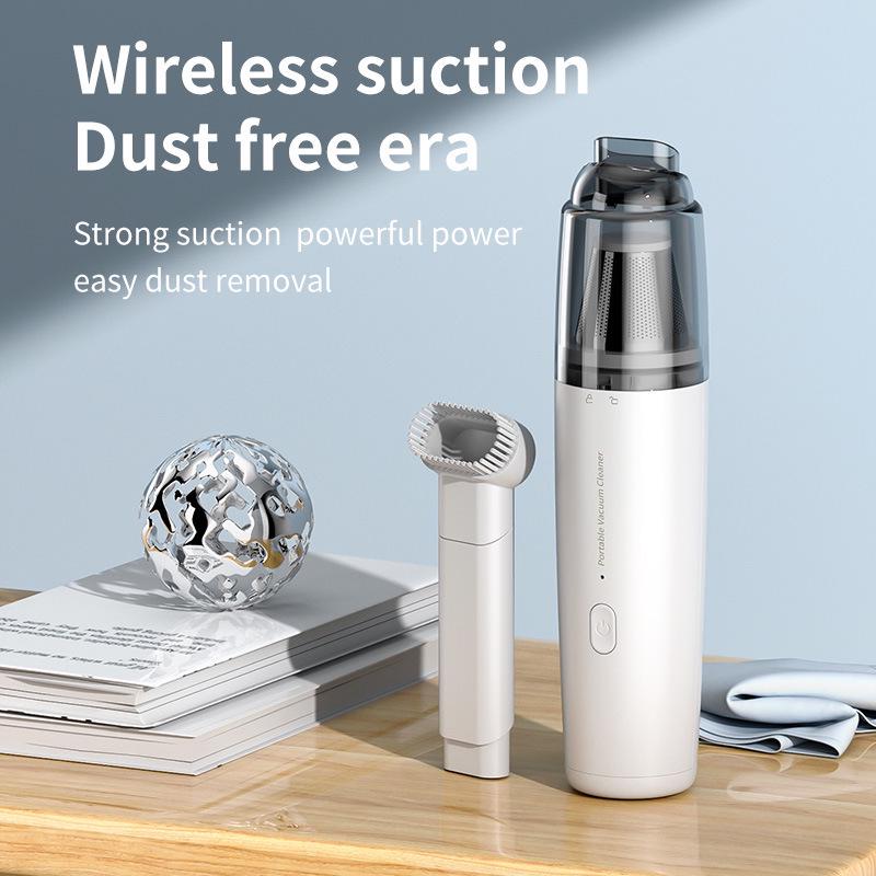 Portable Wireless Handheld Car & Home Vacuum Cleaner - USB Rechargeable, High Power, Compact Design