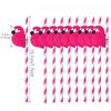 Degradable Pineapple Pattern Paper Straw For Party Drinks And Cake Decor