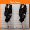 Elegant Woman Fashion V-neck Long Sleeve Winter Sweater Dress For Stylish Looks
