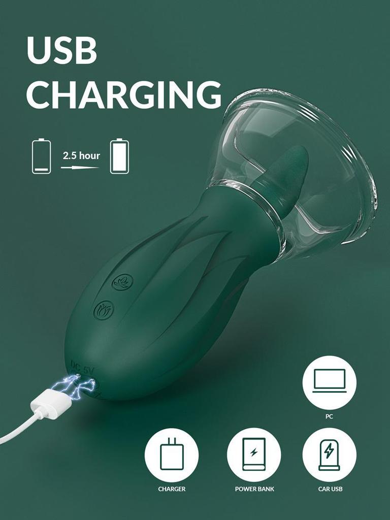 Cross-Border Clitoral Licking Suction Vibrator & Breast Massager