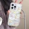 Angel Bear Illustration Suitable for iPhone17 Anti-drop Mobile Phone Case Colorful 2-in-1 Apple 16/15 Protective Case