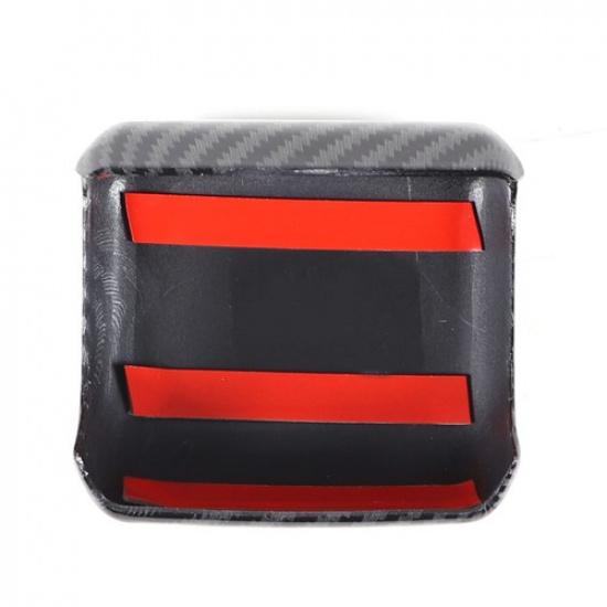 Carbon Fiber ABS Pattern Gear Shift Knob Cover Trim For Toyota Tacoma 2024-2025