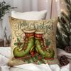Christmas-Themed Pillowcasessuitable For Sofa Car Bedroom Decorative Cushion Cover Pillow Cover