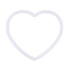 Liebes Herzförmige Fängerringe Kunststoff Traumfängerringe für Valentinstag Hochzeit DIY Bastelarbeiten Wandbehang Dekorationen