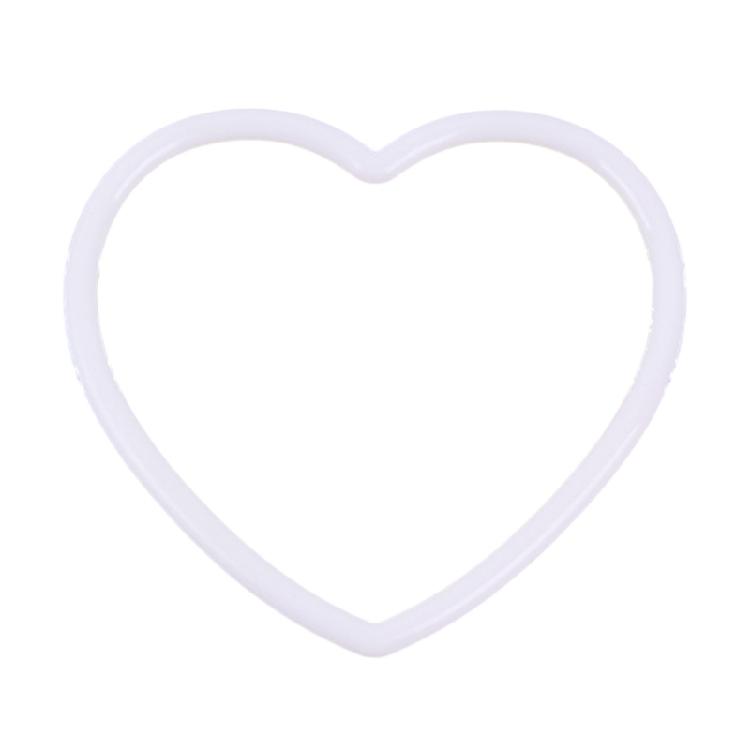 Liebes Herzförmige Fängerringe Kunststoff Traumfängerringe für Valentinstag Hochzeit DIY Bastelarbeiten Wandbehang Dekorationen