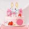 Cat Paw Printed Candles 0-9 Digital Candles Birthday Cake Decoration Dessert Cake Insert Decor Baby Shower Cake Topper Decor