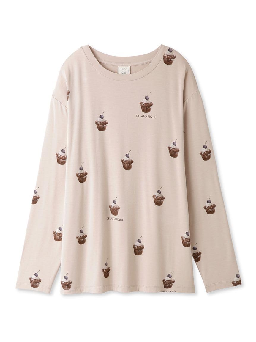 

Длинная футболка Gelato Pique с принтом торта BRW, свободный размер (PWCT235256) Женский