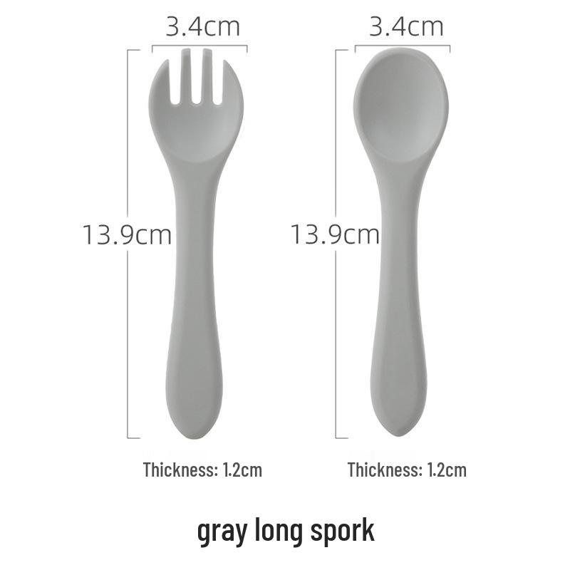 Silicone Suction Cup Placemat & Divided Plate Set for Babies & Toddlers - Includes Fork & Spoon, Food Grade & Heat Resistant.