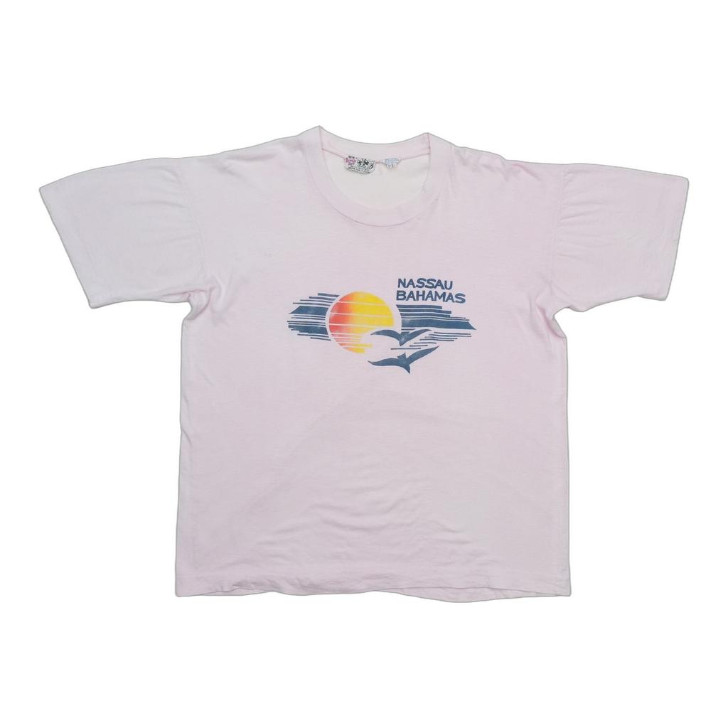 Vintage 1970s Nassau Bahamas Sunset Shirt Size: Unreadable