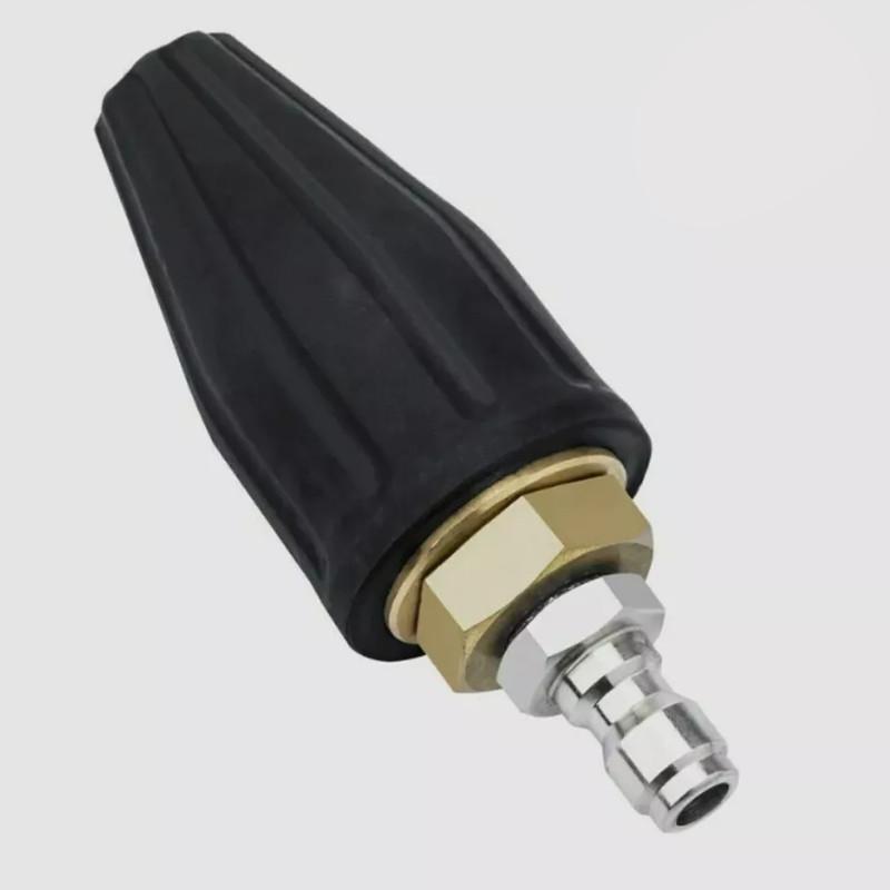 High 4000psi Pres Washer Turbo Nozzle 360 Rotating Spray Tip Professional Clean