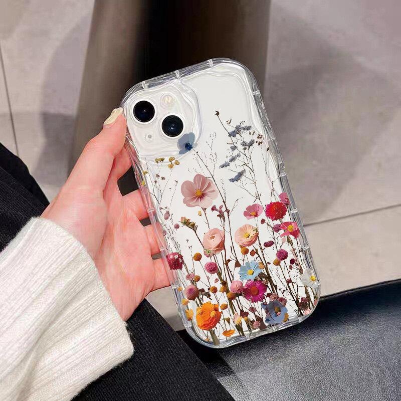 Phone Case for Huawei Honor X5C X7D X9D 400 200 Pro 90 Lite X6B X8B X7B X9B X5B X6C X8C X6A X8A X7A X9C Flowers Leaves TPU Cover