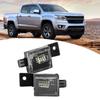 Pair Left Right 15LED License Number Plate Light Fits for Chevy Silverado 20142018DC12V