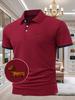 Men's Stretch Athletic Polo Shirt Quick Dry Lightweight Short Sleeve Golf Tennis Shirt for Outdoor Sports