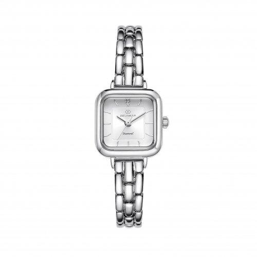 [DU AMOUR] DU AMOUR Women s Metal Band Diamond Watch DAW6202M-SW FREE