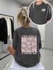Plus Size Summer Womens Retro Floral Print TShirt Cotton Breathable Stylish Versatile Street Style Oversized