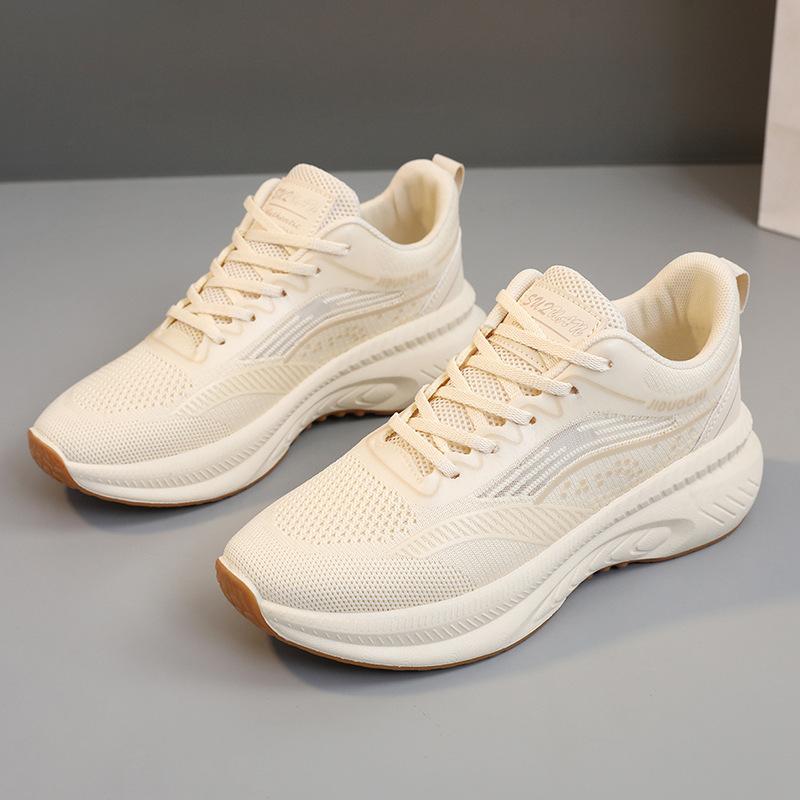 

K new mesh shoes mesh breathable cloth shoes summer thick-soled heightening shoes student hollow board shoes 40