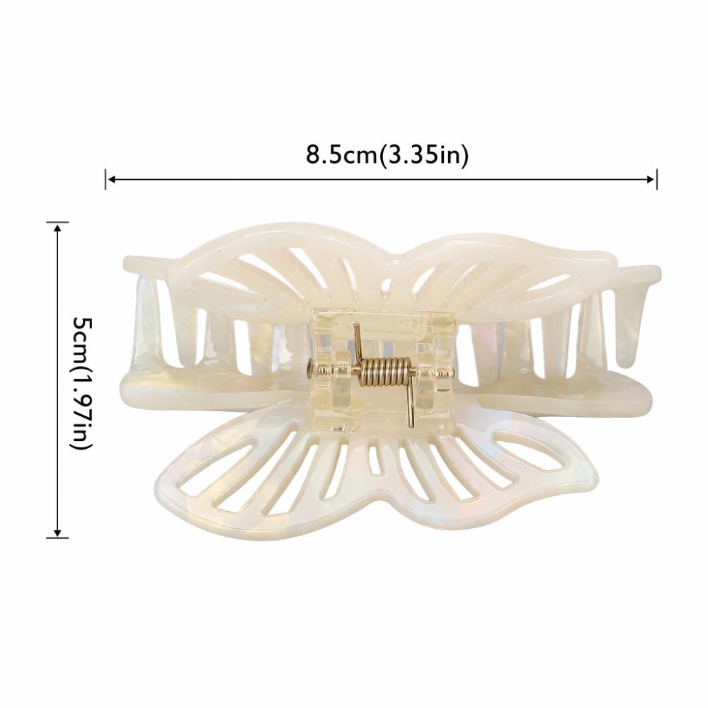 Butterfly Shape Hair Clamps Strong Hold Butterfly Hair Clips For Women Hair Barrettes Daily Use