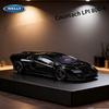 Welly 1/24 Lamborghini Countach LPI800-4 Alloy Miniature Car Diecast Metal Scale Car Model Collection Childrens Toy Vehicle Gift