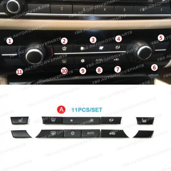 11/12/14pcs Dashboard Air AC CD Button Switch For BMW 5 GT Series F07 2009-2016