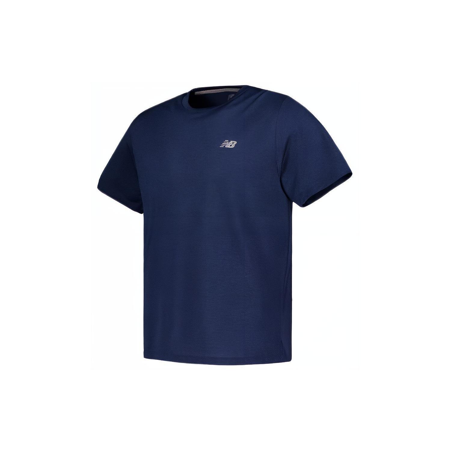 New Balance Running T Shirt Men s Marine Blue MT41253-NNH