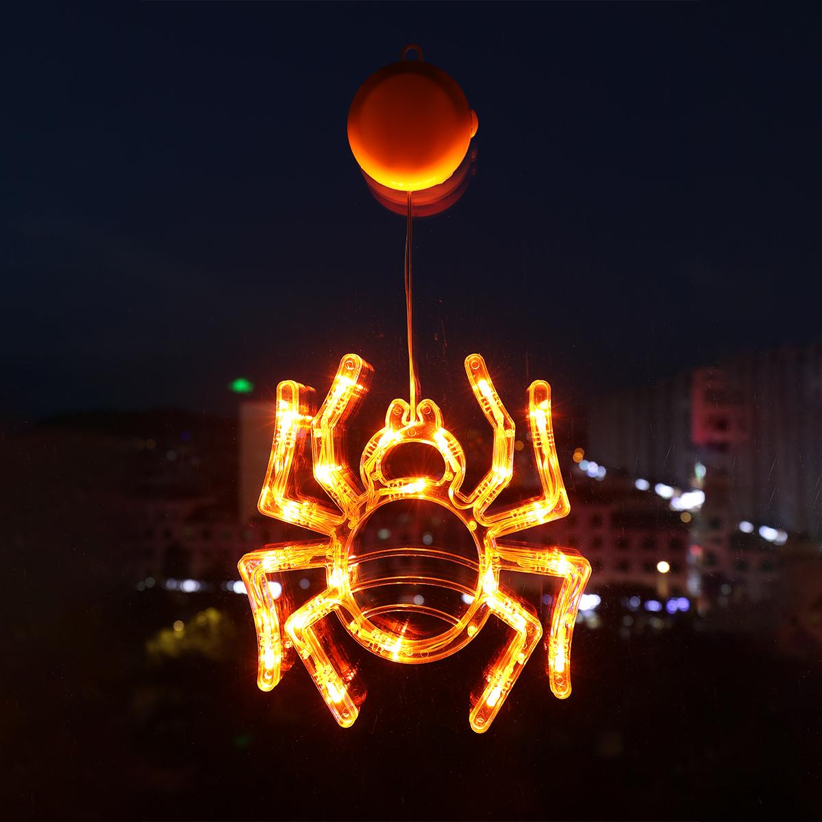 

Halloween Lights Window Decorations Bat Pumpkin Spider Halloween Lights for Halloween Decor Home Indoor Halloween Party Decor