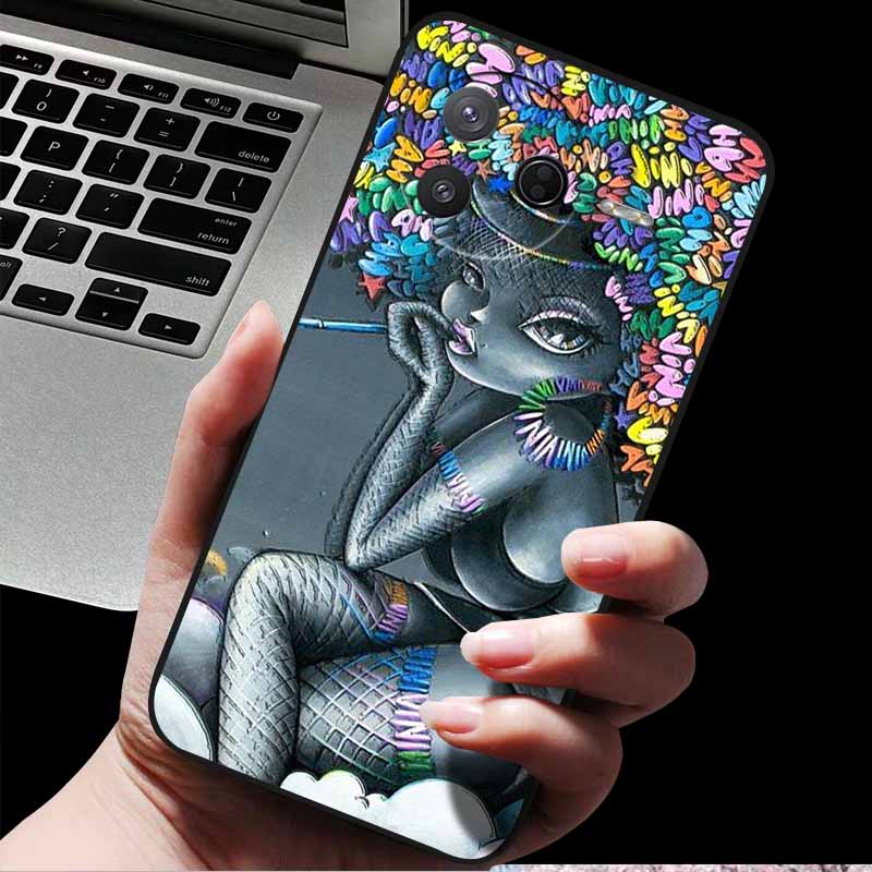 

Для Xiaomi Poco F7 Pro/ Poco F7 Ultra 5G 3D Рельефный Цветок Тиснение Мягкий Силиконовый Задний Чехол-Крышка для Poco F7 Pro Ultra Рельефный Чехол Poco F7 Ultra