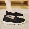 Women's Loafers Moccasins Black Pink Sneakers Casual Walking Shoes