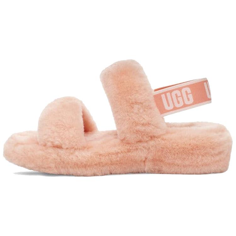 (WMNS) UGG Oh Yeah Thick Sole Sandals Pink Women s 1107953-BYPN EU 39