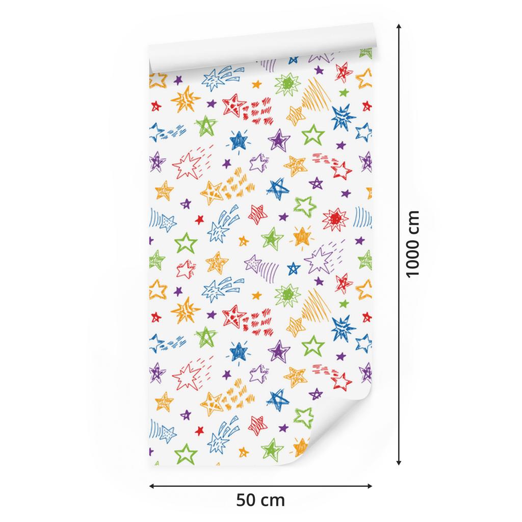 Shooting Stars Wallpaper for Living Room and Bedroom 50x1000