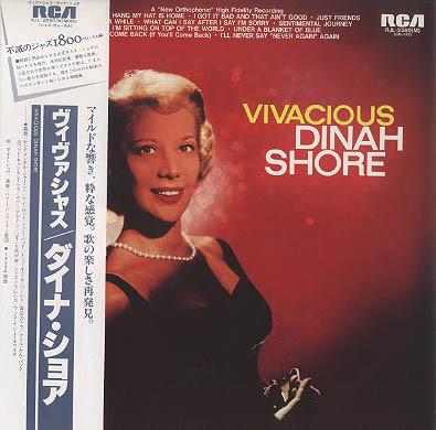 LP Record DINAH SHORE - Vivacious RJL2560 RCA 1982 Japan Jazz Used