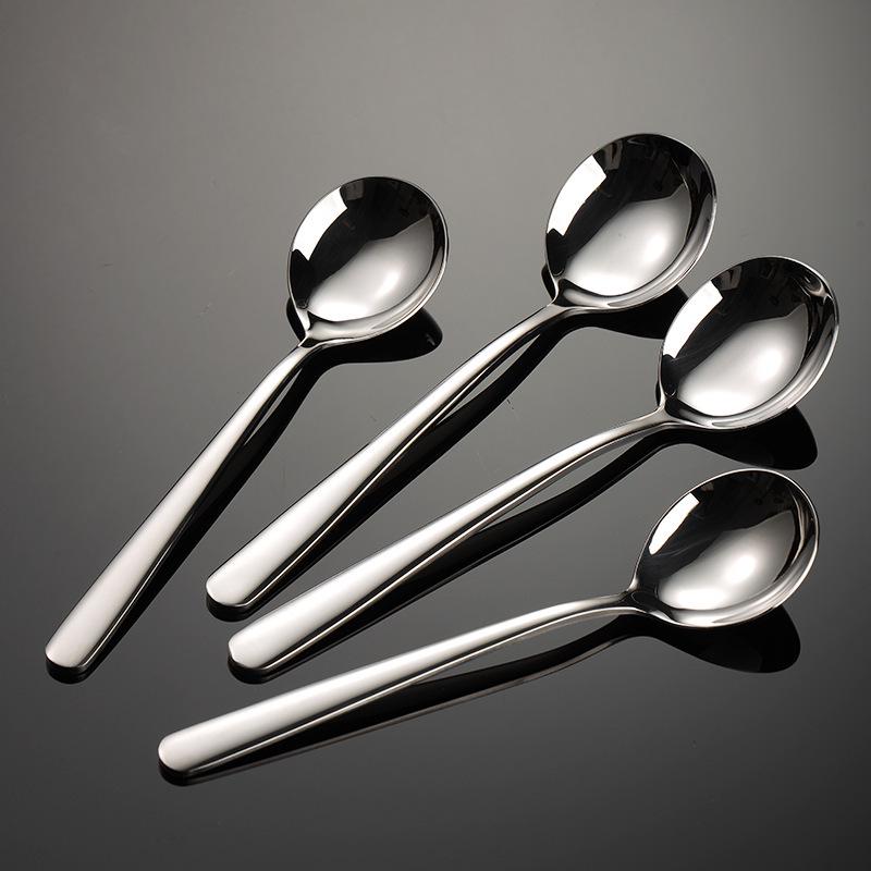 316 Stainless Steel Deep Soup & Eating Spoon - Food Grade, Exquisite & Thickened Ladle