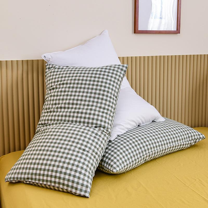 Pillow Case Simple Modern Household Students Dormitory Nordic Dust-proof Home Decoration Skin-friendly Breathable Washable Ins